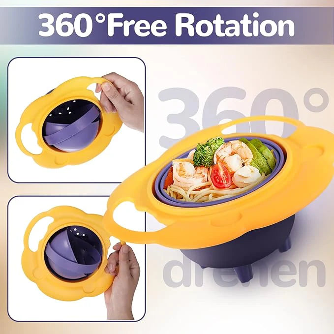 Baby Spill-Proof Gyro Bowl (free shipping)